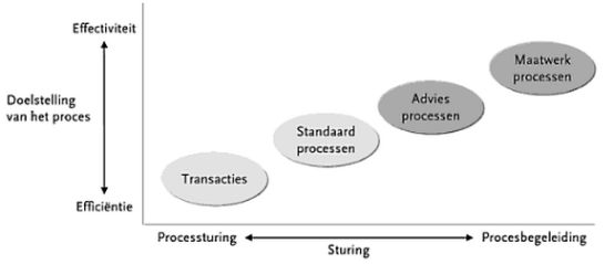 standaardproces maatwerk proces sturing